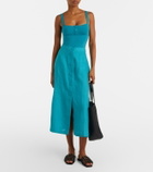 Eres Amusante linen midi skirt