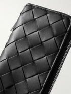 Bottega Veneta - Intrecciato Leather Zip-Around Key Case