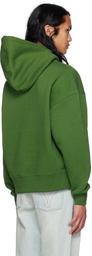 AMI Paris Green Ami de Cœur Hoodie