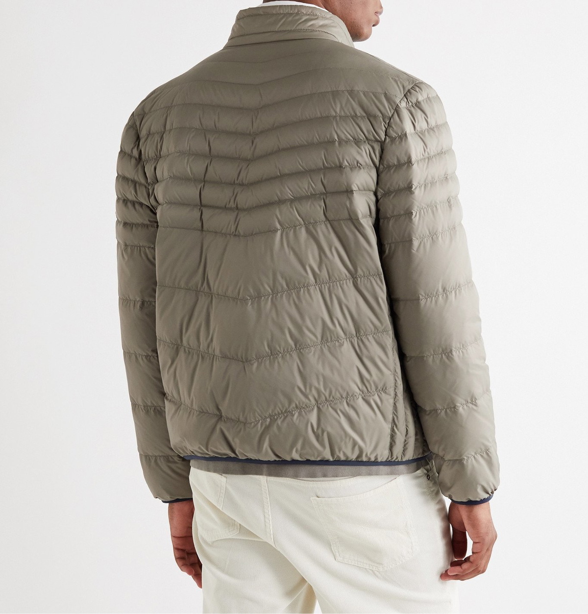 Brunello Cucinelli - Quilted Nylon Down Jacket - Green Brunello Cucinelli