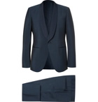 Ermenegildo Zegna - Blue Slim-Fit Wool and Mohair-Blend Tuxedo - Petrol