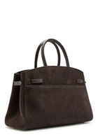 Demellier The Hudson Midi Grained Leather top Handle bag - Dark Brown - One Size