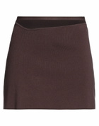 Andreādamo Womens Mini skirt in Brown