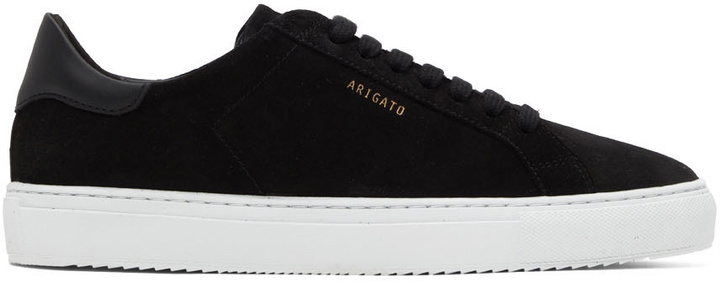 Photo: Axel Arigato Black Suede Clean 90 Sneakers