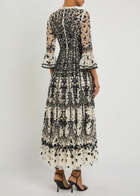 Needle & Thread Adeline Floral-embroidered Tulle Gown Cream