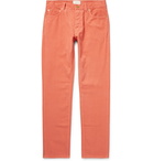 Sid Mashburn - Cotton-Corduroy Trousers - Orange