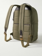 Polo Ralph Lauren - Leather-Trimmed Cotton-Canvas Backpack