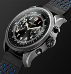 Montblanc - Summit 42mm Titanium and Rubber Smart Watch, Ref. No. 119563 - Black