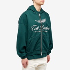 Cole Buxton Men's International Zip Hoodie in Forest Green