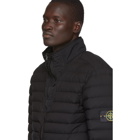 Stone Island Black Real Down Puffer Jacket