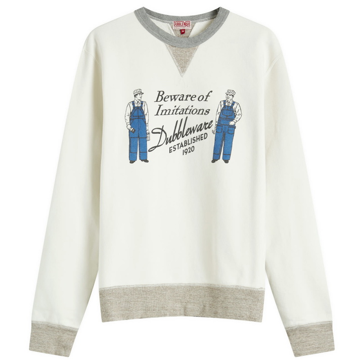 Photo: Dubbleware Men's Imitations Sweatshirt in Ecru