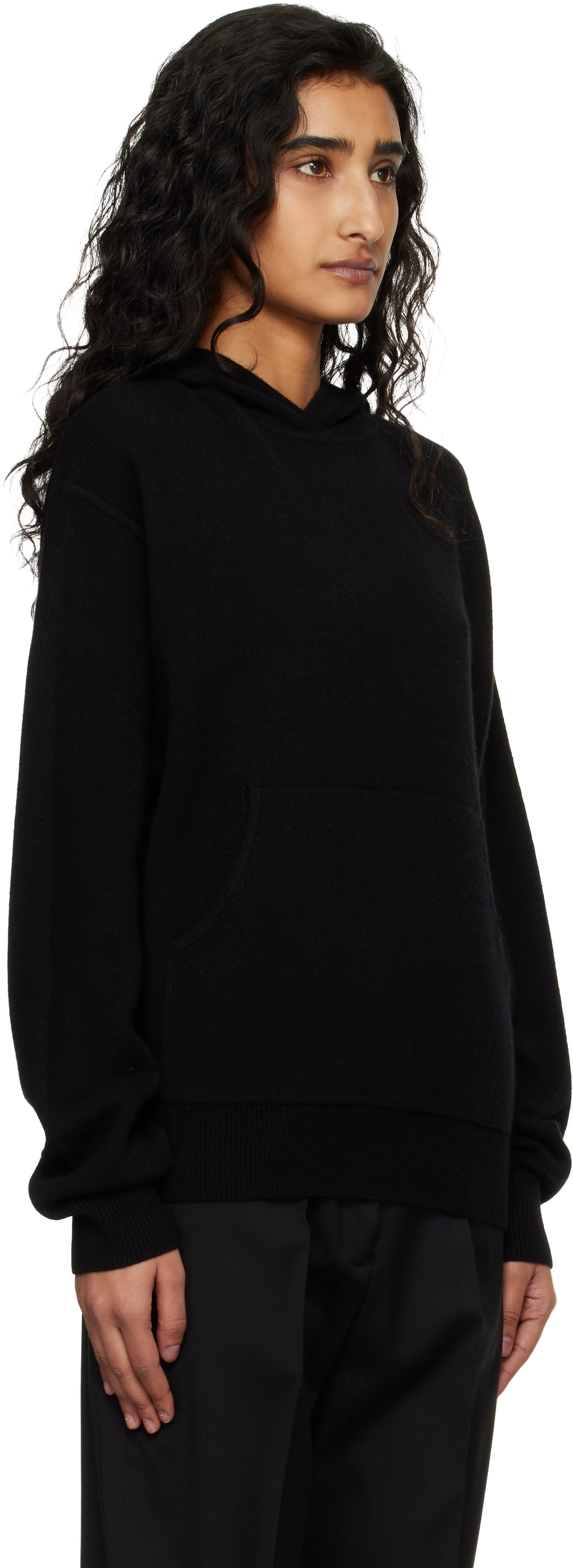 Acne Studios Black Cashmere Hoodie