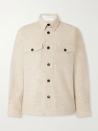 Portuguese Flannel - Wool-Tweed Overshirt - Neutrals