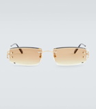 Cartier Eyewear Collection Signature C rectangular sunglasses
