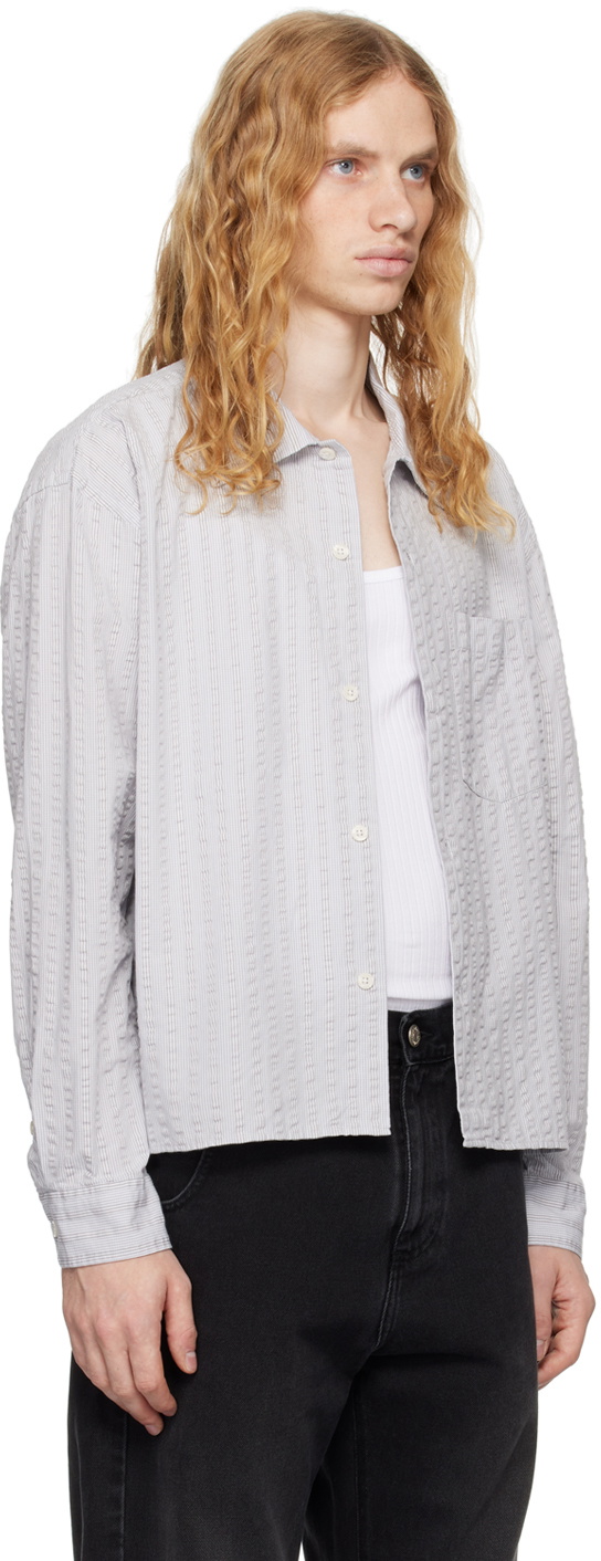 mfpen シャツ mfpen Generous Shirt（VINTAGE BROWN STRIPE）｜ジャッカロープ