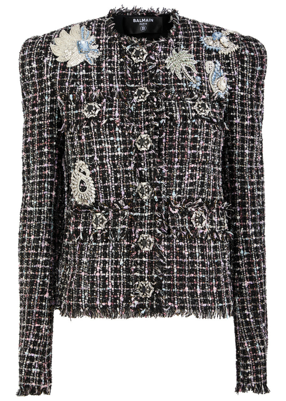 Balmain embellished jacket hotsell