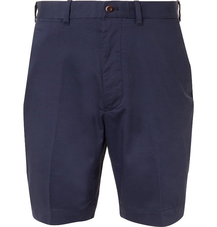 Photo: RLX Ralph Lauren - Cotton-Blend Golf Shorts - Blue