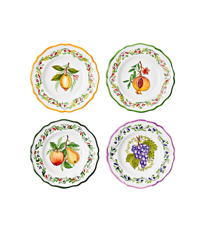 Photo: Les-Ottomans Set of 4 ceramic plates