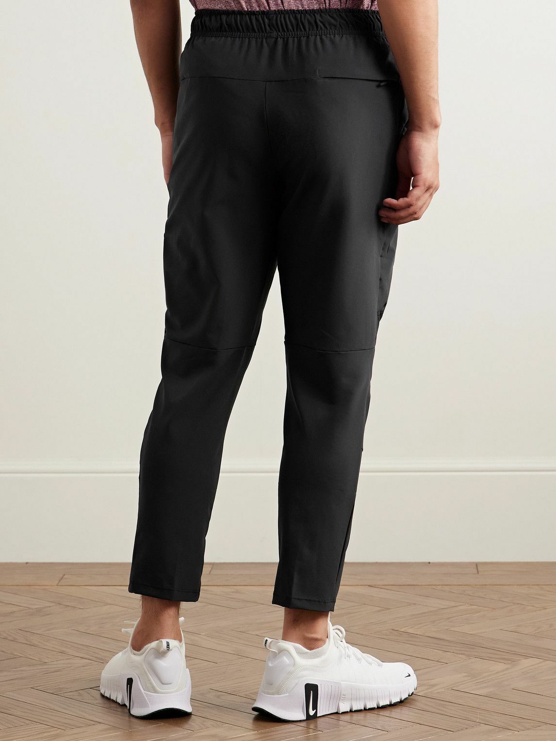 Nike Training - Unlimited Slim-Fit Tapered Dri-Fit Trousers - Black