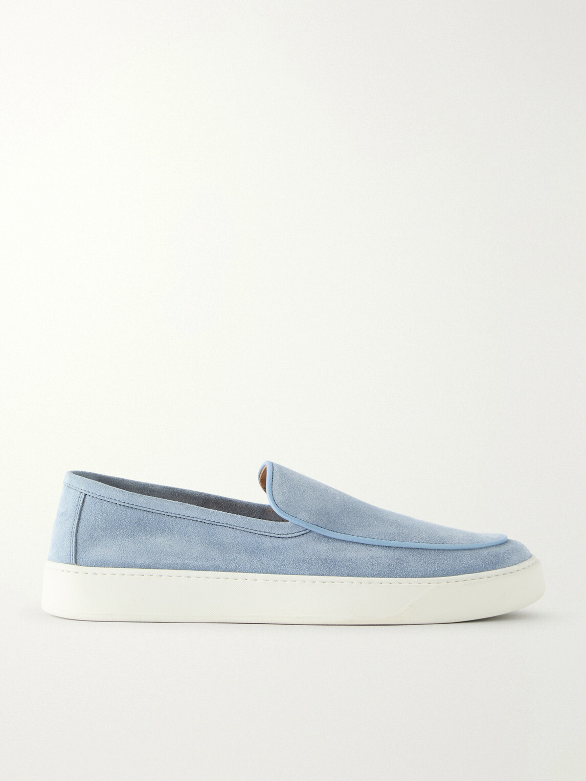 Frescobol Carioca - Vela Suede Slip-On Sneakers - Blue