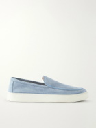 Frescobol Carioca - Vela Suede Slip-On Sneakers - Blue