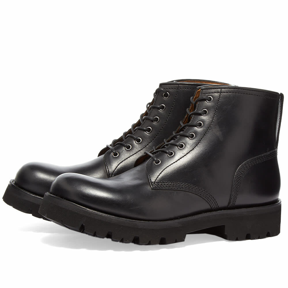 Grenson Men s Dawson Boot in Black Pull Up Grenson