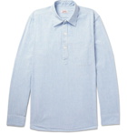 Arpenteur - Striped Cotton Half-Placket Shirt - Men - Blue