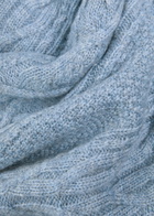 Wax London Hyatt Cable-knit Jumper Blue