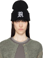 R13 Black 'R13' Beanie