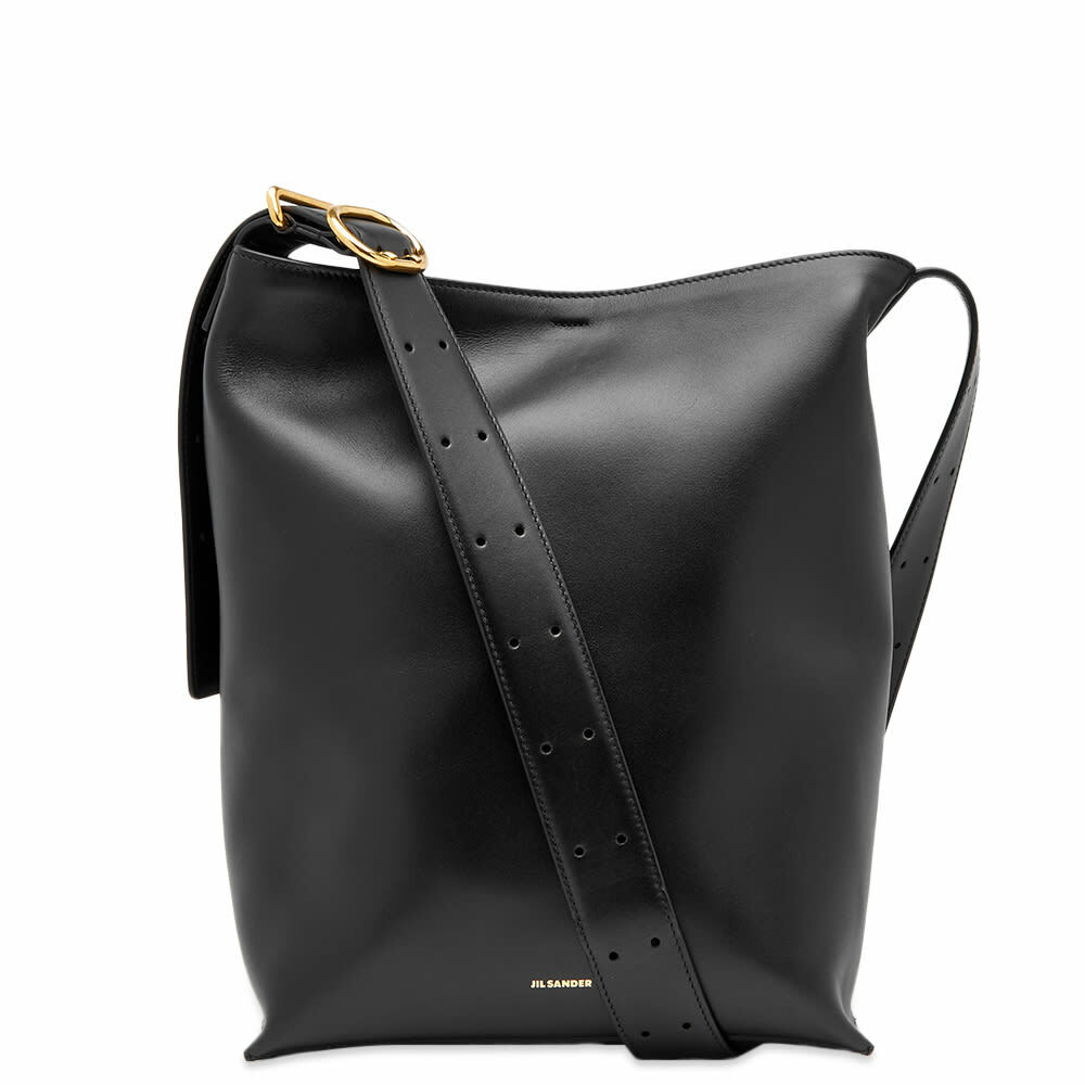 トートバッグ Jil Sander Cannolo Small Purse - Leather - Black Jil Sander - Cannolo Bag in Black – Stoy