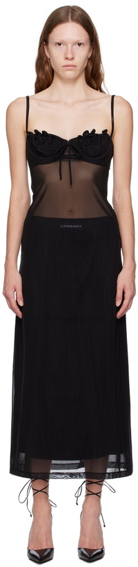 Photo: Y/Project Black Wire Brasier Midi Dress