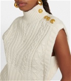 Veronica Beard Holton cable-knit wool sweater vest