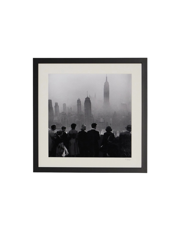 Photo: Sonic Editions - Framed 1953 Contemplating the Big Apple Print, 40" x 40"