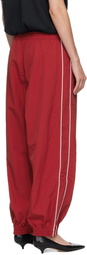 WILLY CHAVARRIA Red Bad Boy Track Pants