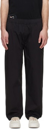 AAPE by A Bathing Ape Black 'AAPE NOW' Woven Trousers