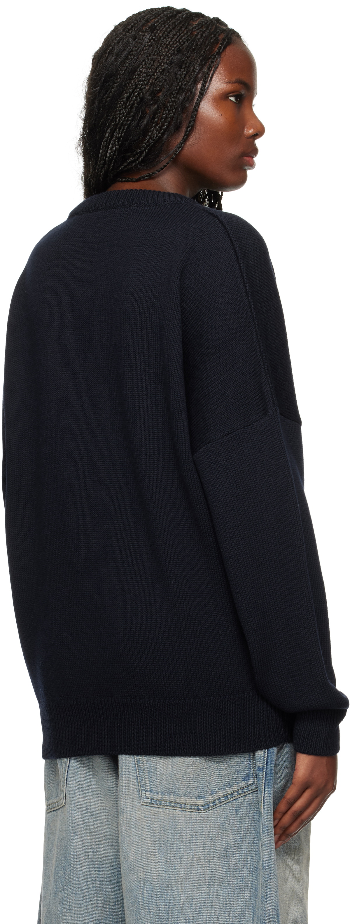 032c Navy Selfie Sweater