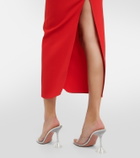 Alex Perry Charlton strapless crêpe midi dress