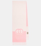 Gucci Interlocking G cashmere and wool scarf