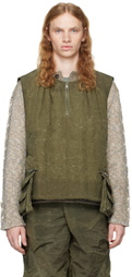 Andersson Bell Khaki Padded Turtle Vest
