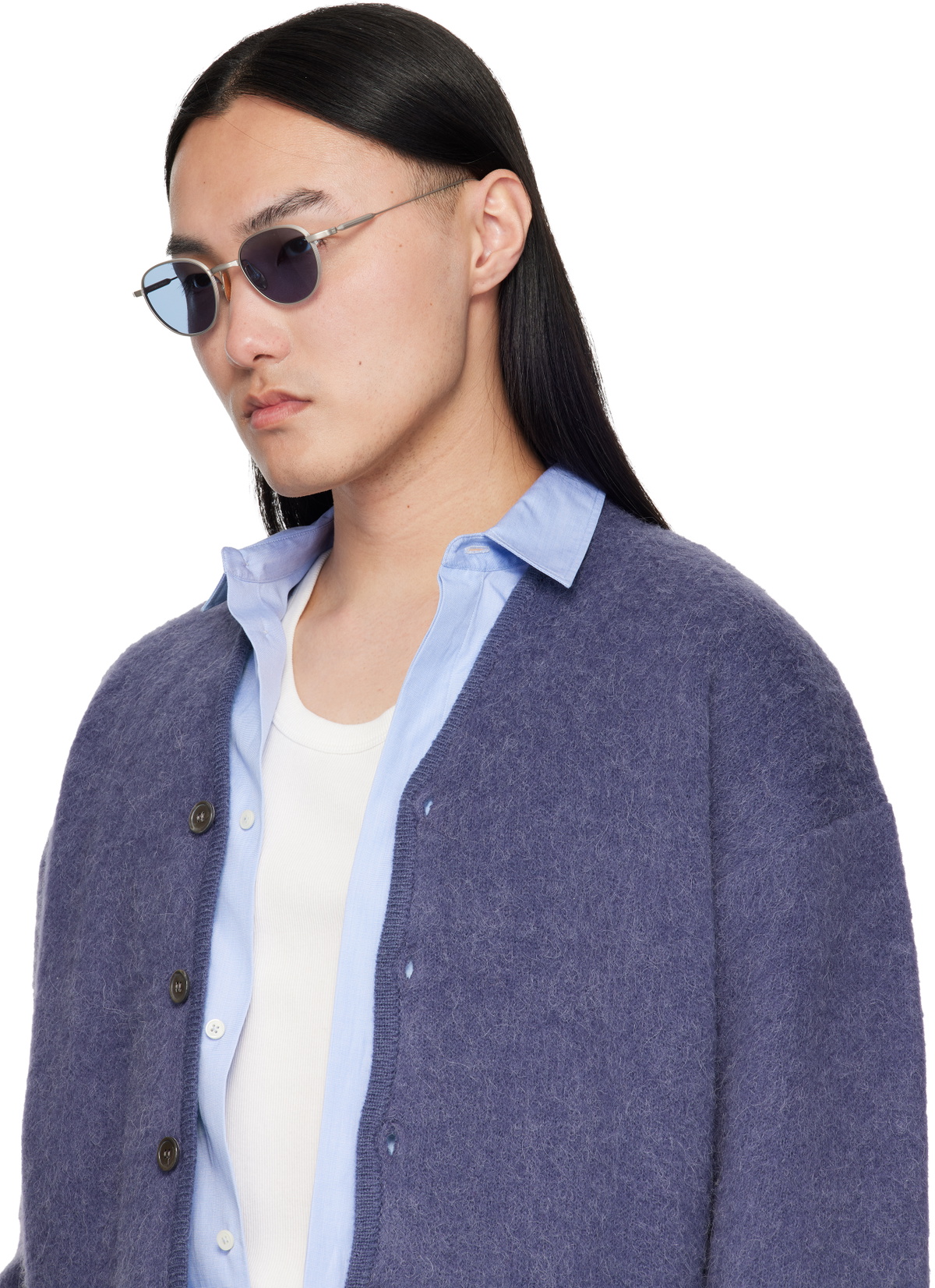 Lunetterie Générale Silver 'No Time to Die' Sunglasses