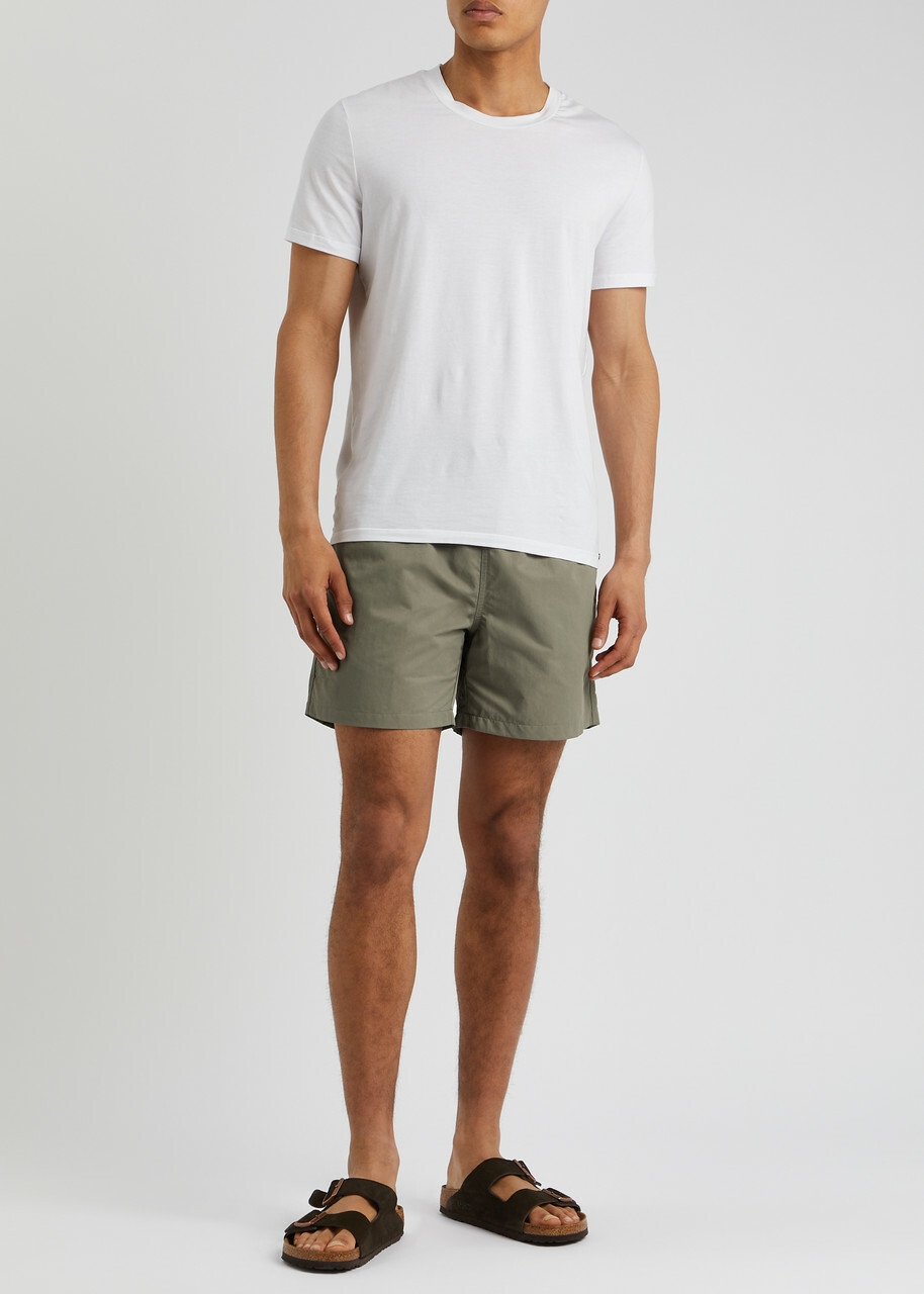 Colorful Standard Shell Swim Shorts Olive