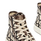 Valentino Men's Icon High Top Sneakers in Brown