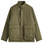 Snow Peak Women's Takibi Weather Padded Jacket in Olive