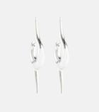 Balenciaga - Force Double Spike silver earrings