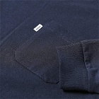 Adsum Men's Long Sleeve Classic Pocket T-Shirt in Dark Navy
