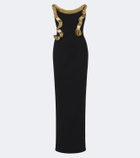 Rachel Gilbert Malik embellished gown