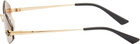 Cartier Gold 'Panthère de Cartier' Sunglasses