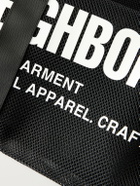 Neighborhood - Logo-Print Mesh Weekend Bag