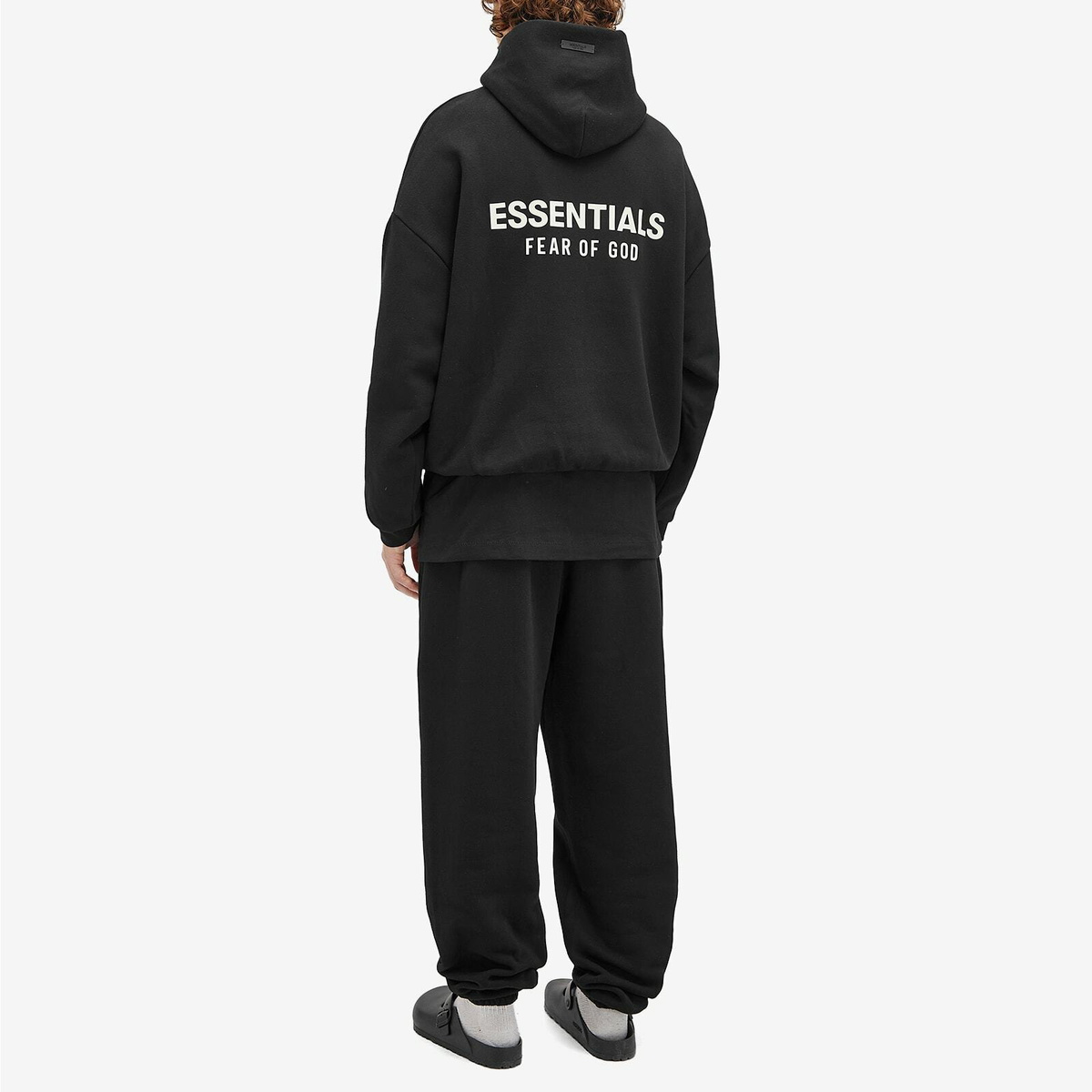 パーカー・フーディ FEAR OF GOD Men Hoodies FGE25051211FLC 001BLACK Black Fear of God Men's 8th Bound Hoodie in Black Fear Of God