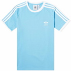 Adidas Men's 3 Stripes T-shirt in Semi Blue Burst